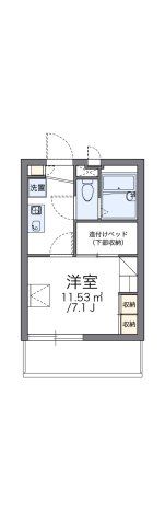 レオパレスS Kの間取り画像