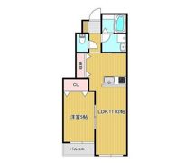 アイタウン庭瀬B棟の間取り画像