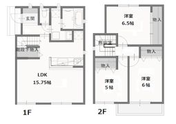 カメリアコート早島Ⅱの間取り画像