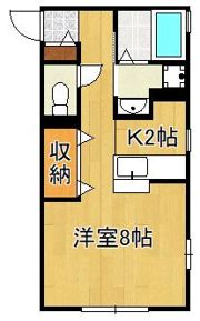 ウィルコート霧ヶ丘の間取り画像