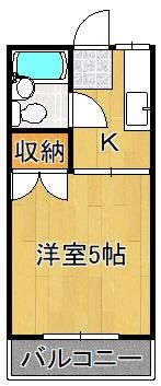 マンション葉山中井の間取り画像