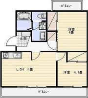 ラフォーレ向平の間取り画像