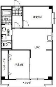 三鉦マンションの間取り画像