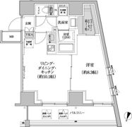 パークハビオ渋谷本町レジデンスの間取り画像