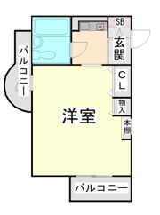 ラ・フェ・ブランシュ岡本の間取り画像