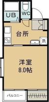 ヂュエルヤマサキ Bの間取り画像