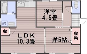 河合住宅の間取り画像
