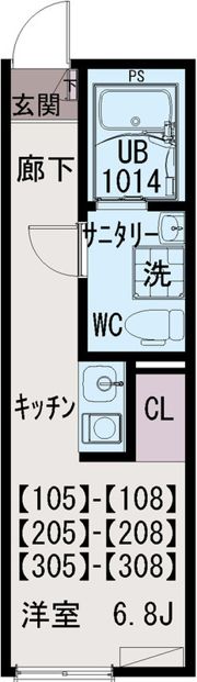 Kissaの間取り画像
