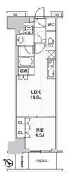WORVE横浜伊勢佐木町の間取り画像