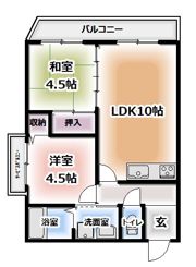 サニーコート石橋の間取り画像