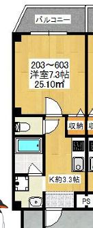 クレイン守口の間取り画像