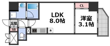 リヴェント森ノ宮の間取り画像