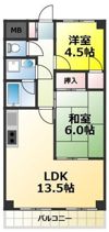 シャルマンコーポ壱番館の間取り画像