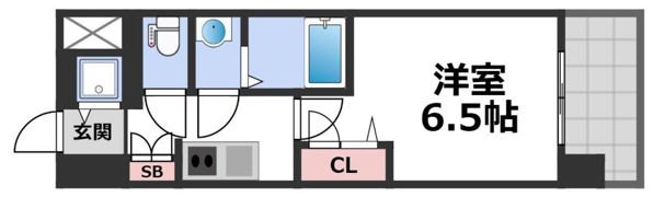 スワンズシティ大阪エスクレアの間取り画像