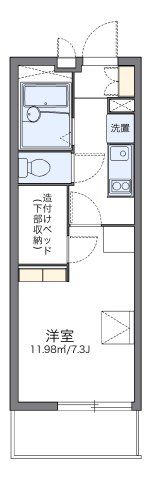 レオパレスエターナルⅠの間取り画像