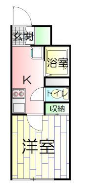 レオネクストひまわりの花の間取り画像
