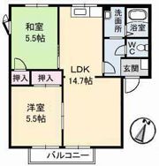 ハイマットメゾン B棟の間取り画像
