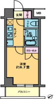 カスタリア要町の間取り画像