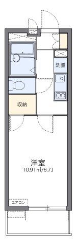 レオパレスラグレージュの間取り画像