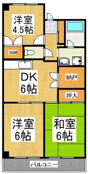ウイング朝霞台の間取り画像
