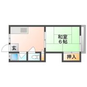 第1長徳荘の間取り画像