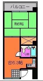 アーバンコート徳島の間取り画像
