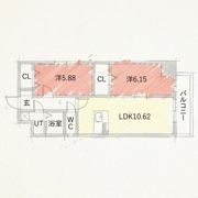 アートレジデンス梅田北Ⅱの間取り画像