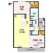 T-residence楠葉の間取り画像