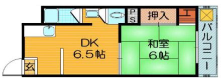 藤田マンションの間取り画像