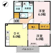 パティオ21 南の間取り画像
