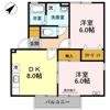 パティオ21 南の間取り画像