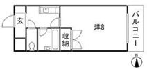 ノマージュ大芝の間取り画像