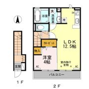 ガーネットの間取り画像