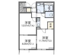 レオパレスウィステリアの間取り画像