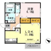 アムールKの間取り画像