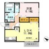 アムールKの間取り画像
