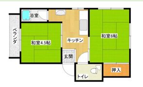 新堂マンションの間取り画像