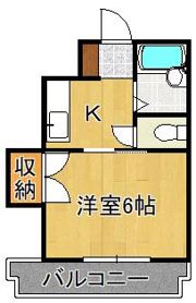 ユタカコート天神の間取り画像