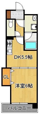 サンメゾン清水の間取り画像