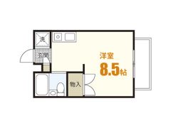メゾン平山の間取り画像