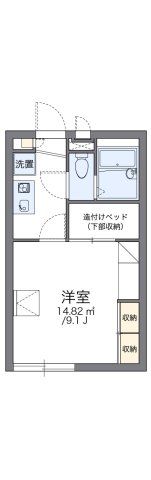 レオパレス関口の間取り画像