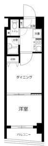 クリオ神奈川新町弐番館の間取り画像