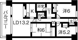 井清寿マンションの間取り画像
