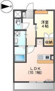 スカイピアJMの間取り画像