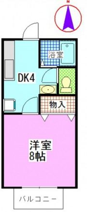 シングルライフ富田の間取り画像