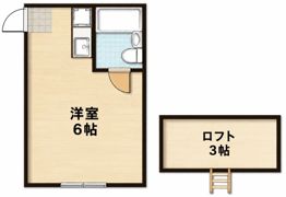 山丘ハイツの間取り画像