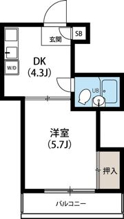 エクセルハナブサの間取り画像