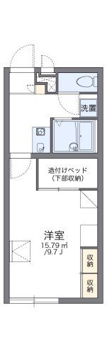 レオパレス銀河荘の間取り画像