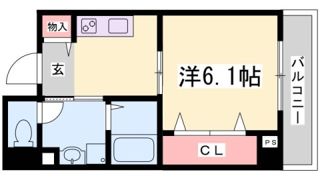 アベニューKOBE山本通の間取り画像