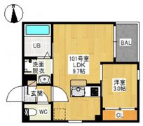 REGALEST 東島田Ⅱの間取り画像
